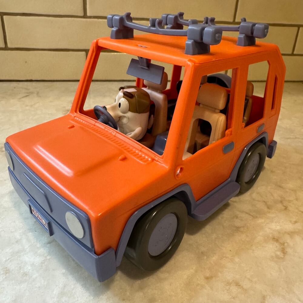 Bluey Toy Car Vehicle With‎ Jack Russell School Mate Figure Mixed Lot